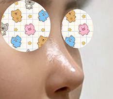 鼻を高くしました