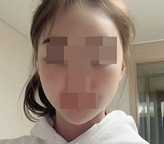 小さな顔が不思議です