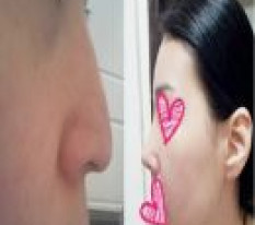 高くてまっすぐな鼻筋！！