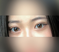 ナチュラル華やかな目になりました